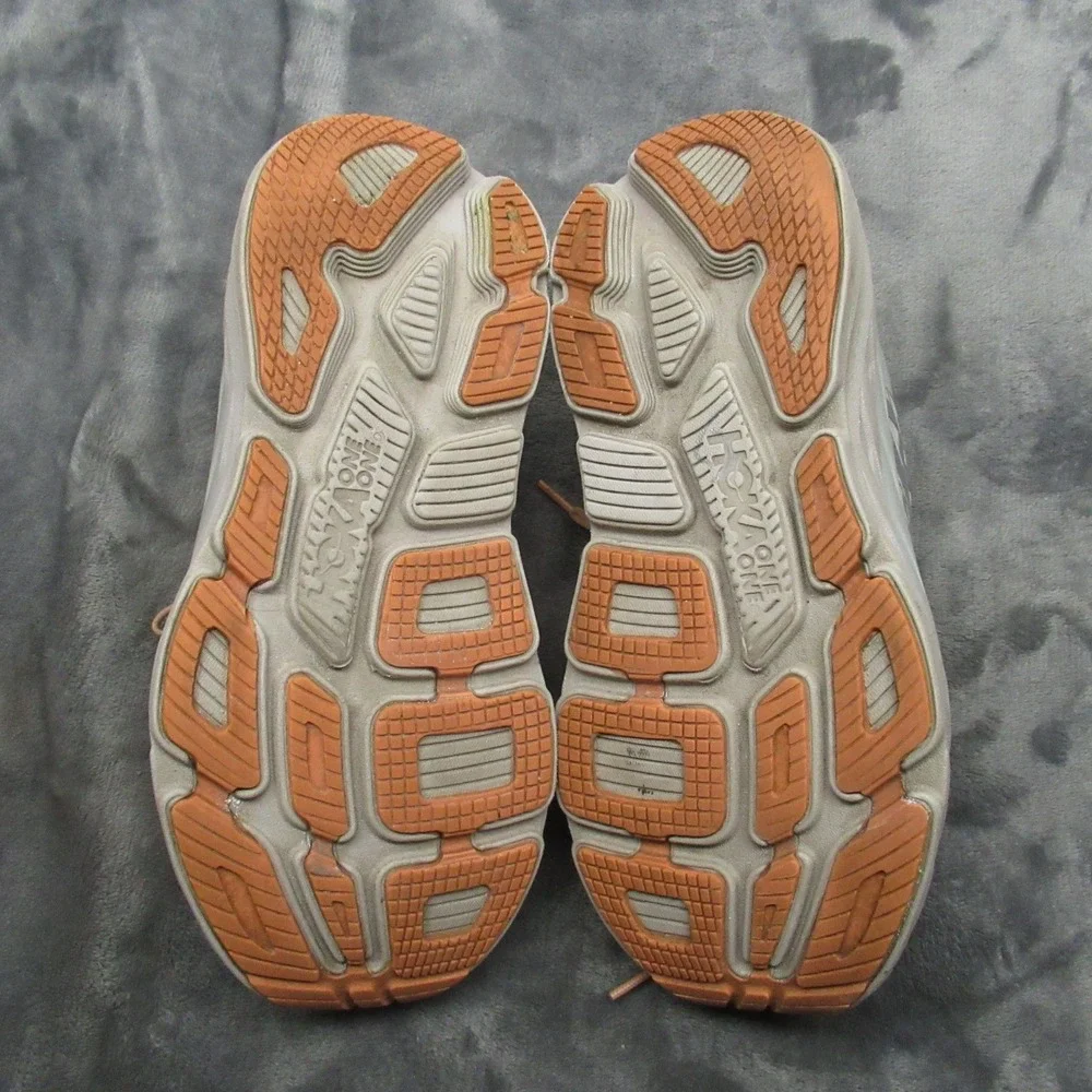 Hoka Womens Shoes 10D Harbor Mist Bondi 7 Wide Running Lightweight Chunky Active